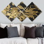 Wallity Conjunto de 4 Cuadros Decorativos de MDF Multicolor